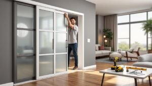 découvrez notre guide pratique pour installer une porte coulissante sans rail au sol. suivez nos astuces et conseils pour une installation réussie et esthétique, sans compromettre la solidité ni le style de vos espaces.