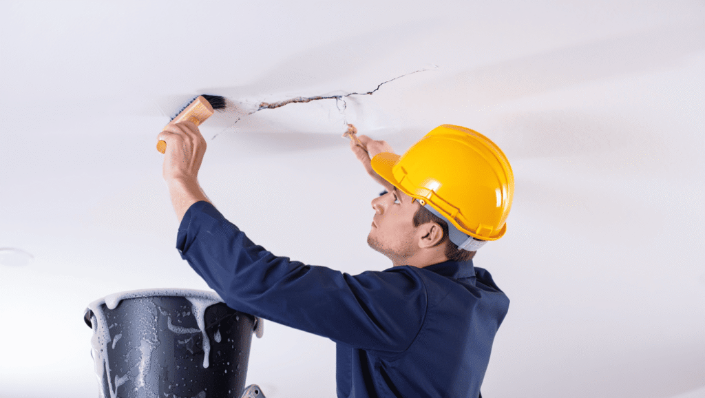 etape 1 - Nettoyage de la fissure