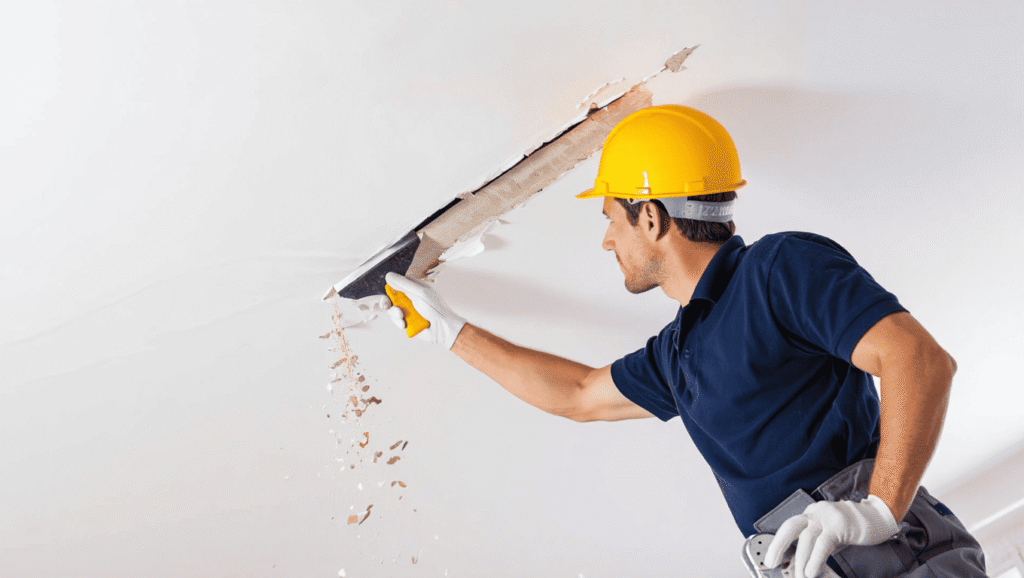 etape 2 retrait des partie friable