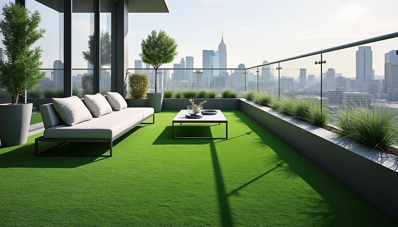 découvrez comment aménager votre balcon avec du gazon synthétique! profitez des nombreux avantages de ce revêtement, tels que l'esthétique, la facilité d'entretien et le confort. suivez nos conseils pratiques pour créer un espace extérieur accueillant et verdoyant, idéal pour se détendre ou recevoir des amis.
