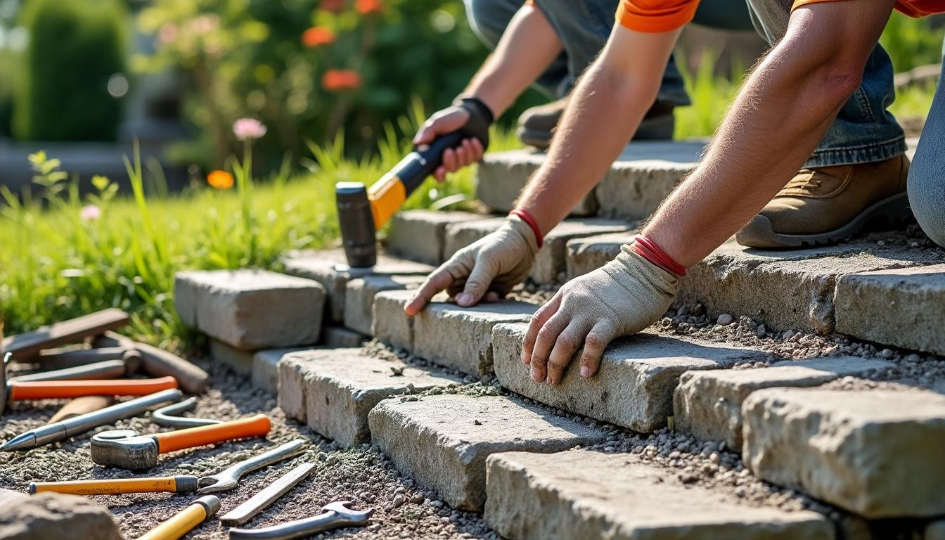 Refaire un escalier extérieur en pierre : guide complet pour un résultat durable