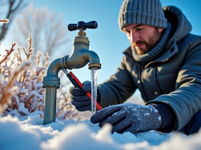 Hiver : installez une vanne antigel sur votre robinet extérieur avant qu’il ne soit trop tard !