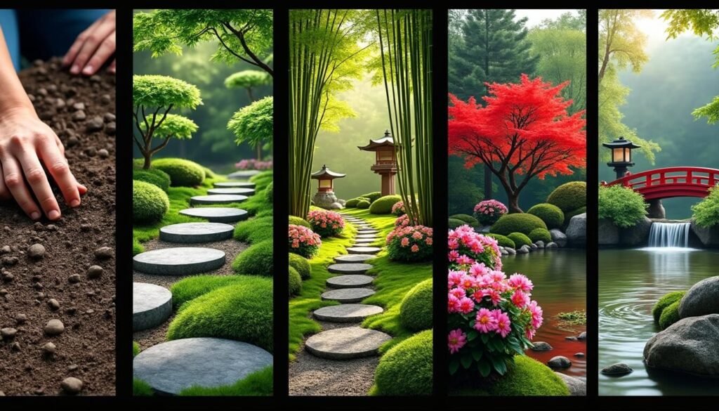 Découvrez comment créer un jardin japonais chez vous en 5 étapes simples pour apporter sérénité et harmonie à votre espace extérieur.