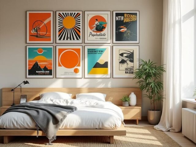 Les affiches rétro pour sublimer la déco de votre chambre