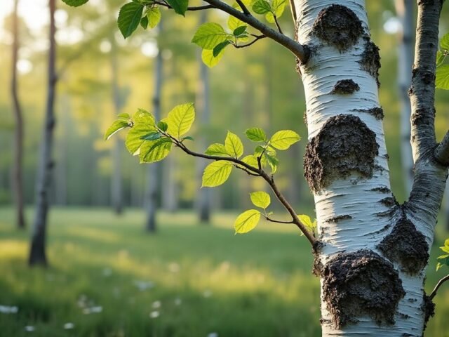 Bouleau verruqueux : caractéristiques principales et applications pratiques