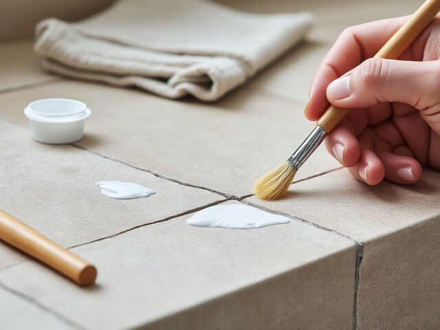 Comment réparer un nez de marche en carrelage fissuré sans tout refaire